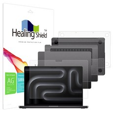 힐링쉴드 ANTI GLARE 저반사 액정보호필름 세트, 1세트