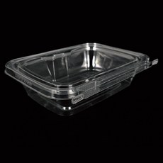 天運組合一次性方形透明密封容器 小 20, 1個, 50件