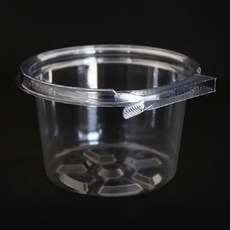 天運包裝 一次性圓形密封容器 + 蓋子組合 4016R, 75套