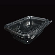 天運包裝 一次性方形透明密封容器 中(24), 1個, 50個