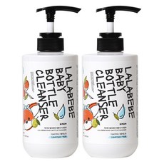 케이맘 랄라포포 젖병식기세정제 액상형 쿨라임향, 500ml, 2개