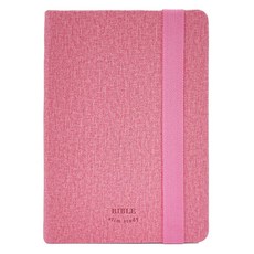 Lifebook 纖薄研讀聖經 新讚美詩 (小合訂本 / 索引 / 無拉鍊 / 綁帶式 / PU / 粉紅色), 大韓聖書公會, 韓國讚美詩公會
