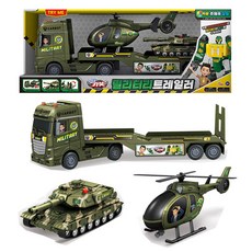 THINK Toys Hello Carbot 軍事拖車 可動玩具, 混色