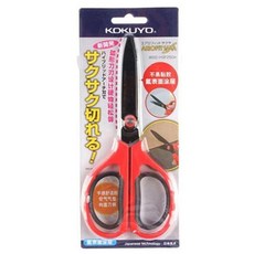 KOKUYO 國譽 DONG-A PMS 氟素彈性強力舒適剪刀, 紅色, 1個