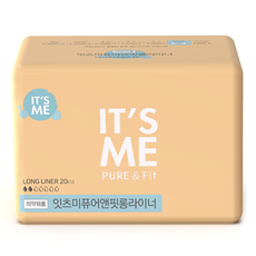 잇츠미 퓨어앤핏 팬티라이너, 롱, 20개입, 1개