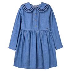 renoma KIDS 女童款水手領牛仔布連身裙 R2412O616