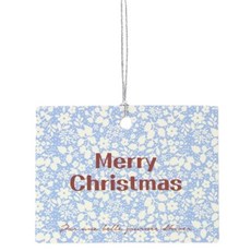 聖誕細緻吊牌, 100個, 混合顏色