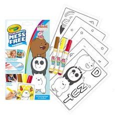 Crayola 繪兒樂 Mess-Free 熊熊遇見你 彩色麥克筆組 迷你, 3色, 1套