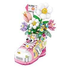 LoZ 迷你奈米積木, 運動鞋花朵, 1個