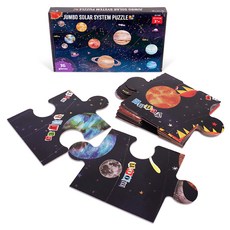 GabeFamily Jumbo太陽系拼圖組 KS1580, 16件, 1套