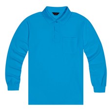 유니렉스 남녀공용 30수 긴팔 포켓 카라 티셔츠