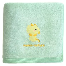 moms nature 兒童用竹纖維 竹製浴巾 沐浴巾 加大款 320g, 1個, M Tto-yong
