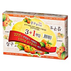 LG생활건강 살구맛사지 비누, 100g, 4개