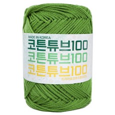 Teolsilnara Cotton Tube 100 編織線 250g, 154 豌豆綠, 1個