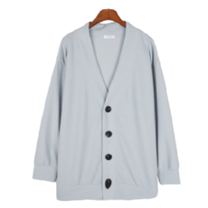 후리스타일 심플 오버핏 가디건 HRRIN 천무열
