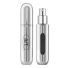 At That Moment 按壓式便攜香水補充瓶 5ml, 1個, 亮光銀