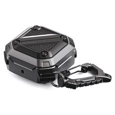 VRS Terra Guard Ultimate 耳機保護殼, 金屬黑, Galaxy Buds2 Pro, Buds Pro, Buds2, Buds Live, Buds FE