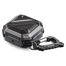 VRS Galaxy Buds Terra Guard Ultimate 保護殼, 金屬黑, Galaxy Buds2 Pro, Buds Pro, Buds2, Buds Live