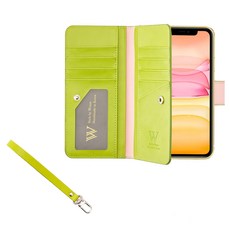 SM Mobile Annet Collection 雙面錢包書本式手機殼 + 手腕帶套組