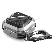 VRS Terra Guard Ultimate 耳機保護殼, 淺銀色, Galaxy Buds2 Pro, Buds Pro, Buds2, Buds Live, Buds FE