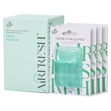 Air Fresh Sachet衣櫃掛式芳香劑 草本男性香, 32g, 4個