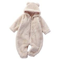 JOYMULTI MK Open Bear 刷毛小熊連身衣