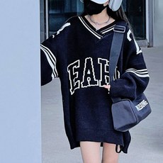 Miso Papa 女童 Aia 寬鬆 V領針織衫