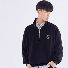 고스트리퍼블릭 아동용 G7R CIRCLE 하프집업 오버핏 쭈리 맨투맨 JMT-J142