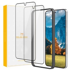 모란카노 파비스 풀커버 강화유리 휴대폰 액정보호필름 2p 세트, 1세트