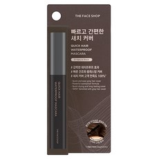 THE FACE SHOP 菲詩小舖 快速遮色髮刷, 1支, 01 Natural Black