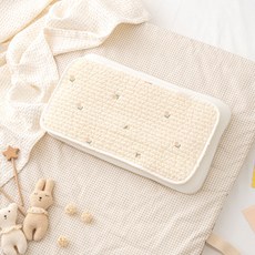 Malolotte 幼兒用覆蓋純棉人造絲汗枕墊, 甜美鬱金香