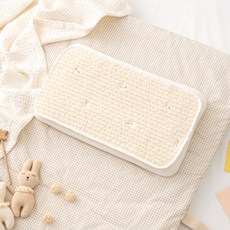 Malolotte 幼兒用覆蓋純棉人造絲汗枕墊, 小雛菊