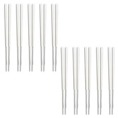 스텐 띄움 젓가락 10쌍 세트, 화이트, 젓가락 10p, 1세트