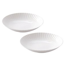 ZEN 褶邊沙拉碗 22cm, 白色, 2個