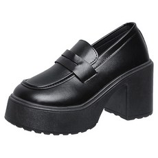 Elsso 女性增高厚底樂福鞋