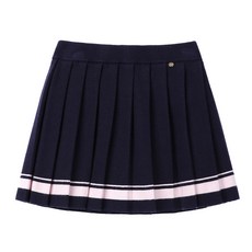 Perimitz 女童學院風拼色針織半身裙 P2411S602