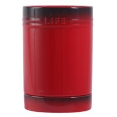 BeurreokMateu 廚房陶瓷陶瓷彩虹餐具筒, 1個, 紅色