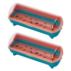 Block Mart 廚房筷子收納盒, 綠色, 2個