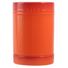 Block Mart 廚房陶器陶瓷彩虹餐具筒, 1個, 橘色