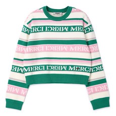 renoma kids 女童款字母ST露臍套頭針織衫 R2411K408