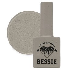BESSIE 彩色果凍凝膠指甲油, GL48 黑芝麻拿鐵, 11ml, 1個
