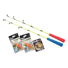 HAEDONG 香魚釣竿 2入 + HAEDONG Hon 單絲魚線 + 香魚釣組 白鯨 BK-817 2入 套組, 隨機出貨(釣竿)