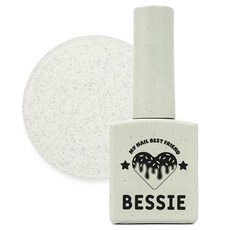 BESSIE 彩色果凍凝膠指甲油, 1 大匙 GL45 奶油乾酪, 11ml, 1個