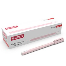 MORRIS Easy Fluid 原子筆 0.7mm 12入, 1個, 紅色
