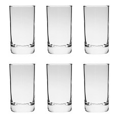 델리 일자 주스잔 155ml ES1007, 투명, 6개