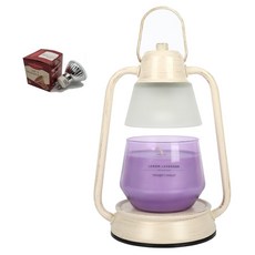 Yankee Candle Studio Beacon系列收藏蠟燭 + 融蠟燈 + 燈泡 2入組, 香檳(融蠟燈), 檸檬薰衣草