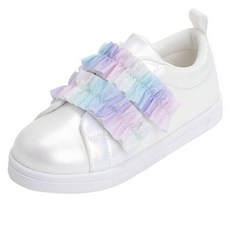 UNITED COLORS OF BENETTON. KIDS 女童款極光皺褶懶人鞋 QCSHP1411