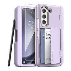 VRS Modern Go Pen Cover 自動絞鏈保護 S Pen 卡片收納手機殼 + 保護貼組