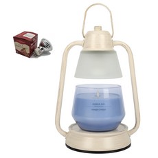 Yankee Candle Studio Beacon系列收藏蠟燭 + 融蠟燈 + 燈泡 2入組, 香檳色(融蠟燈), 海洋空氣