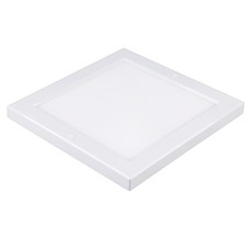 WONHA DO 纖薄邊框方形LED無頻閃吸頂燈 20W, 1個, 白色(晝光色)